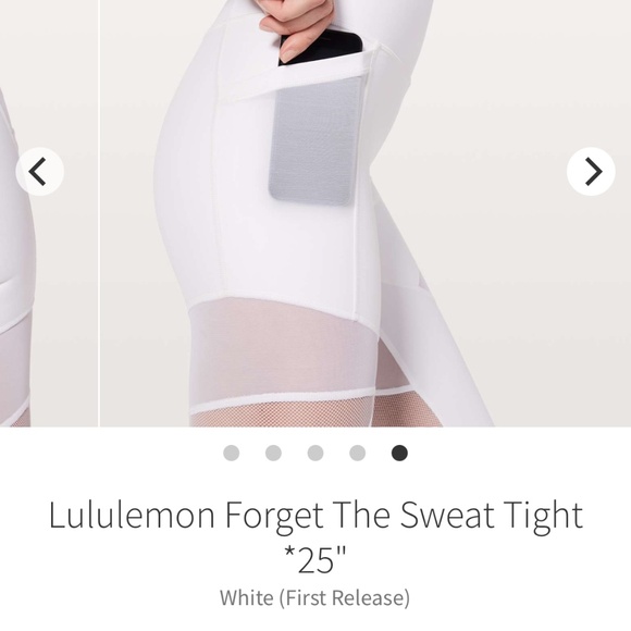 Lululemon Forget The Sweat Crop 25" - Picture 5 of 13